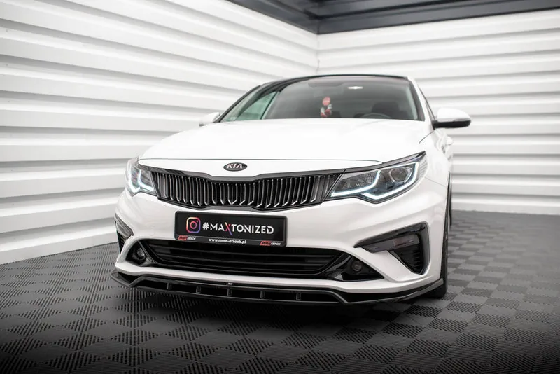 Передний сплиттер V.1 — Kia Optima Mk4 Facelift (2018–2020)
