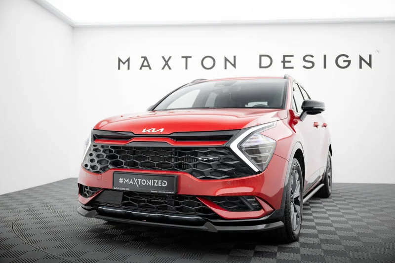 Передний сплиттер V.1 — Kia Sportage GT-Line Mk5 (2021–)