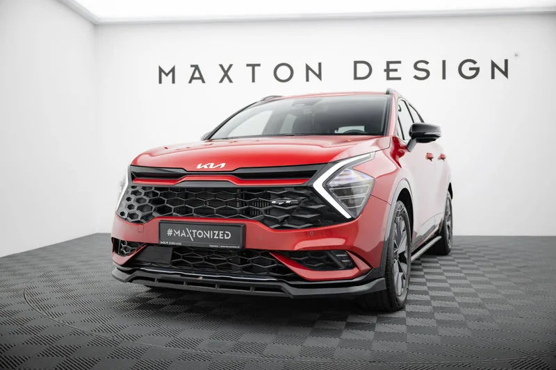 Передний сплиттер V.2 — Kia Sportage GT-Line Mk5 (2021–)