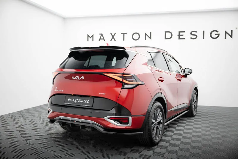 Задний сплиттер с вертикальными рёбрами — Kia Sportage GT-Line Mk5 (2021–)