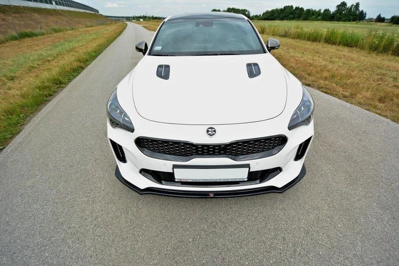 Передний сплиттер V.2 — Kia Stinger GT / GT-Line / Standard Mk1 (2017–2023)