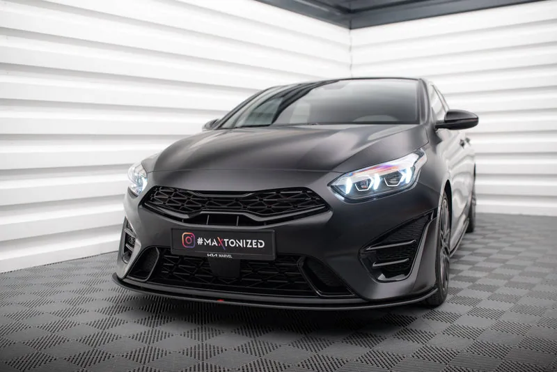 Передний сплиттер Street Pro — Kia Proceed GT Mk3 Facelift / Ceed GT / GT - Line Mk1 Facelift (2022–)