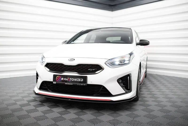Передний сплиттер Street Pro — Kia Ceed GT Mk3 / Proceed Mk1 (2018–2022)