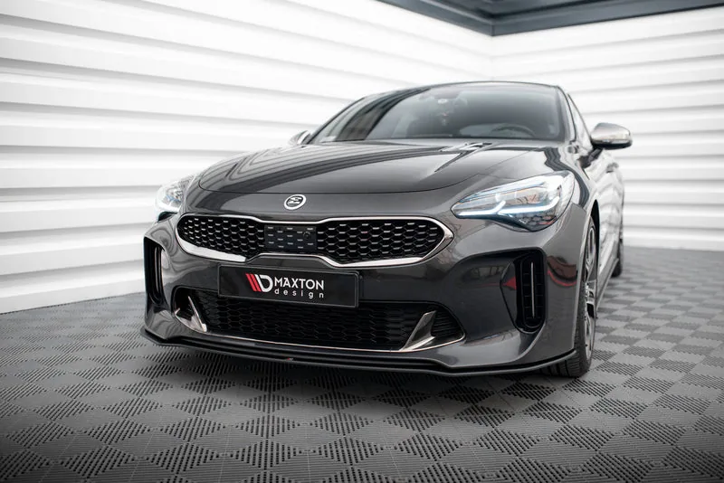 Передний сплиттер Street Pro — Kia Stinger GT / GT-Line / Standard Mk1 (2017–2023)
