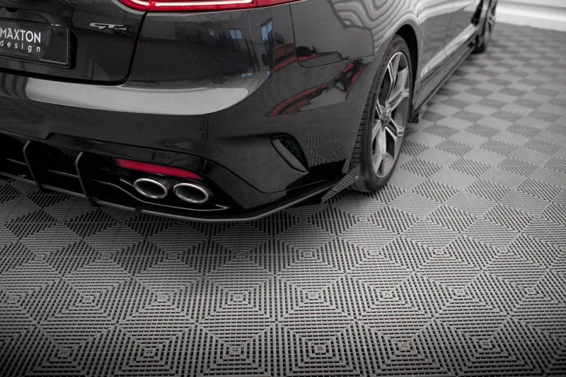 Задние боковые сплиттеры Street Pro + накладки — Kia Stinger Gt / GT-Line Mk1 (2017–2023)