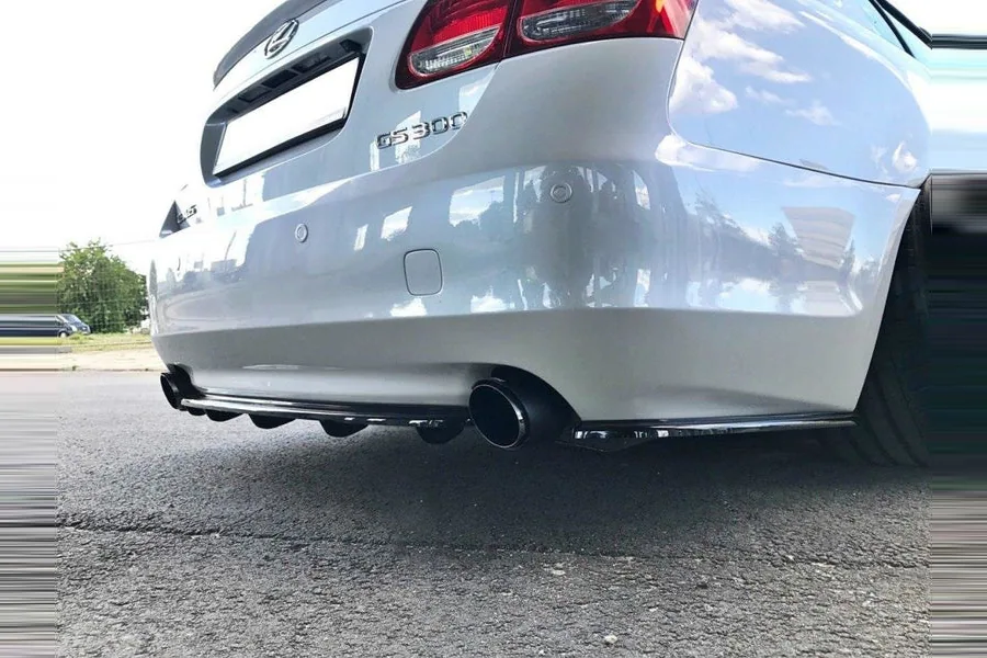 Rear splitter — Lexus GS 300 Mk3 Facelift (with vertical bars) (2007–2012)