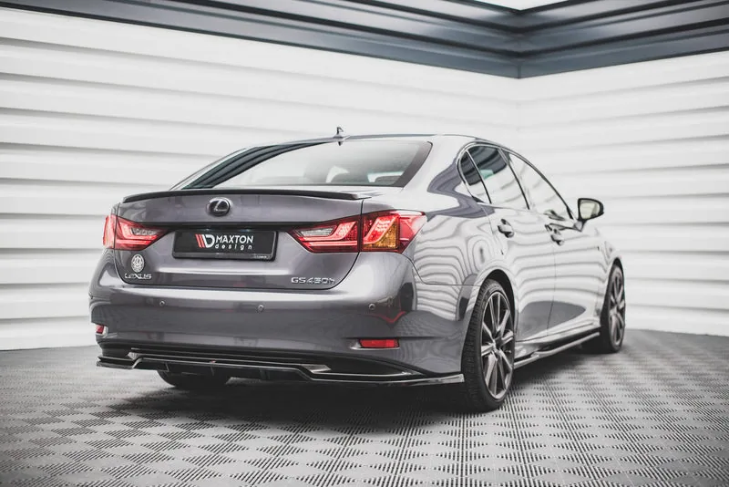Rear splitter with vertical bars — Lexus GS F Sport Hybrid Mk4 (L10) (2012–2015)