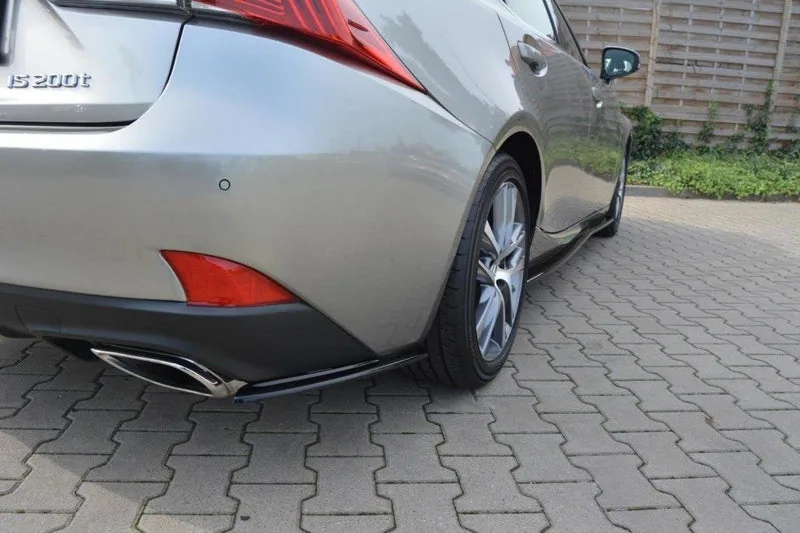 Rear side splitters — Lexus IS Mk3 Facelift T (2016–2020)