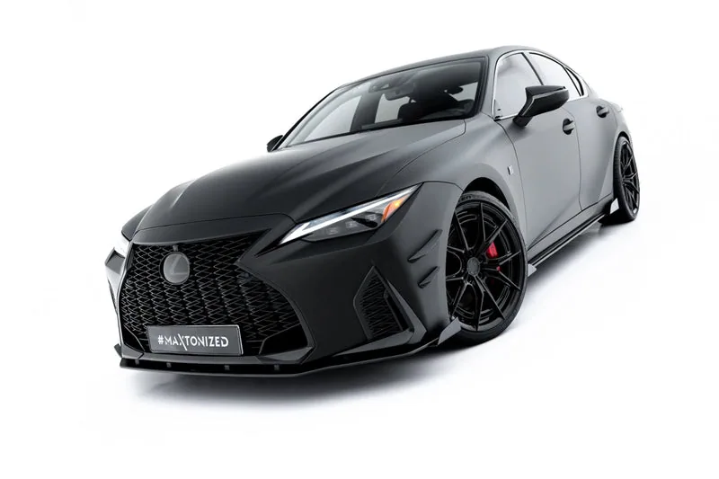 Front splitter Street Pro + flaps — Lexus IS 500 Mk3 Facelift 2 (XE30) (2020–)