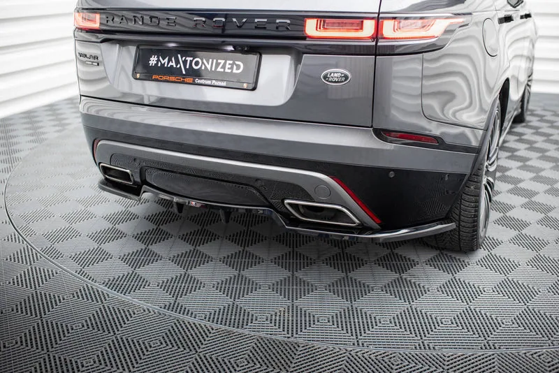 Задний сплиттер V.1 с вертикальными рёбрами — Land Rover Range Rover Velar R-Dynamic Mk1 (2017–2023)