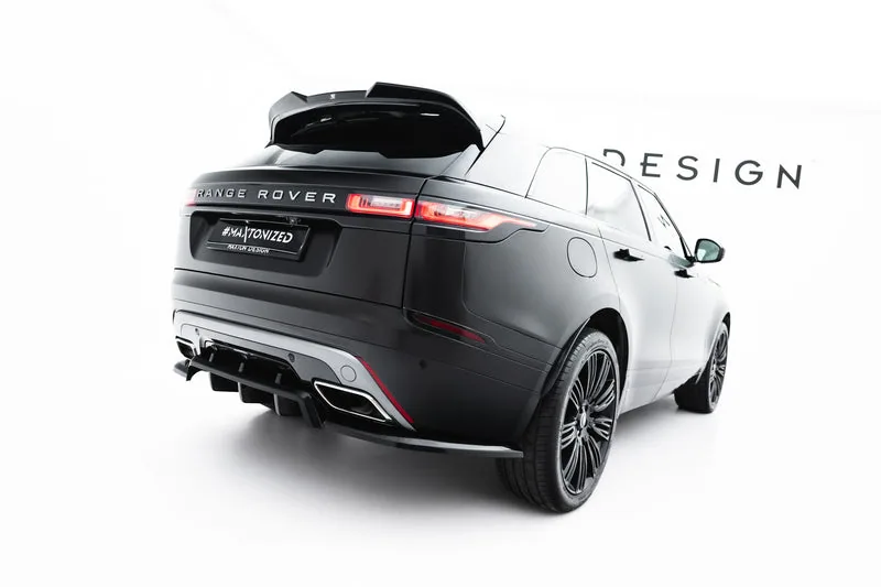 Задний сплиттер V.3 с вертикальными рёбрами — Land Rover Range Rover Velar R-Dynamic Mk1 (2017–2023)
