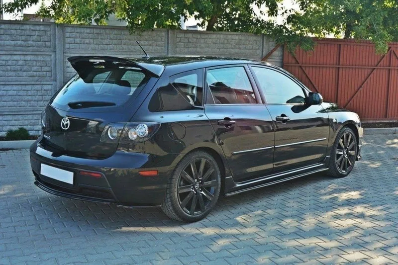 Rear splitter — Mazda 3 MPS Mk1 US-Spec Version (without vertical bars) (2006–2008)