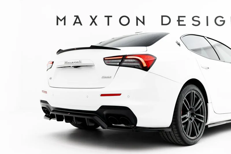 Задний сплиттер с вертикальными рёбрами — Maserati Ghibli Modena Mk3 Facelift (2017–2020)