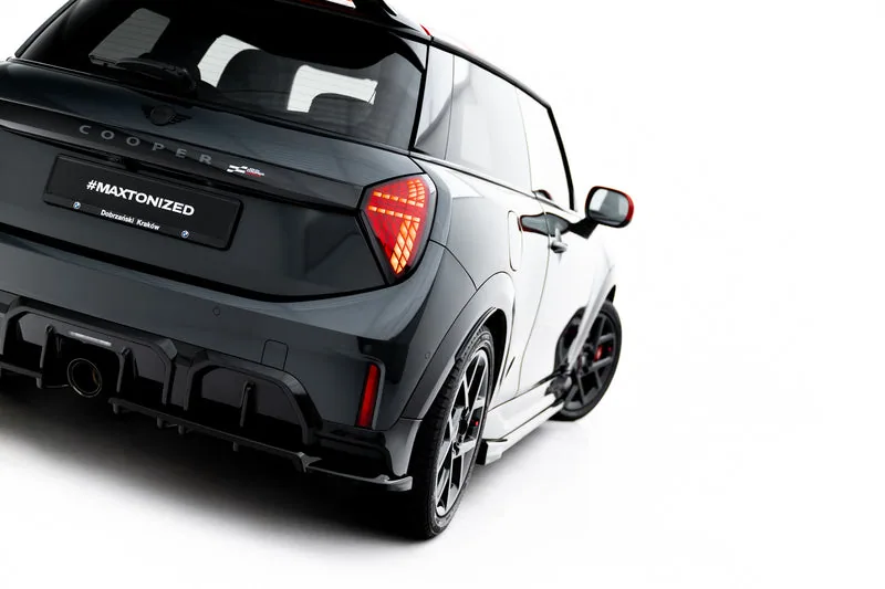 Задний сплиттер с вертикальными рёбрами — Mini Cooper John Cooper Works F66