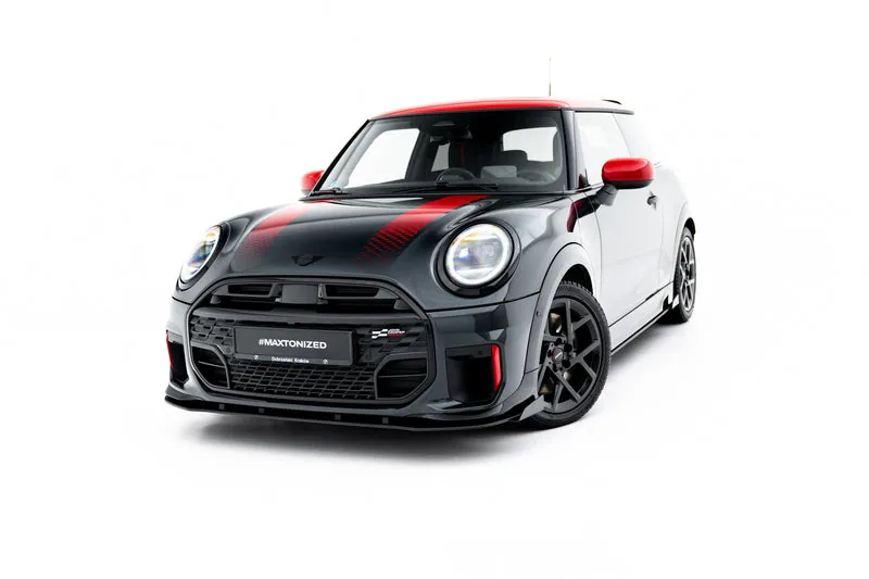 Передний сплиттер Street Pro + накладки — Mini Cooper John Cooper Works F66