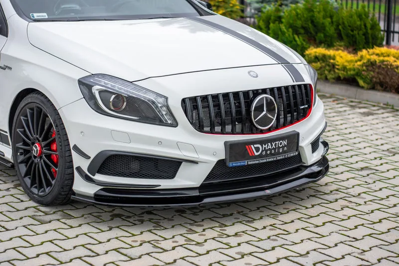 Передний сплиттер — Mercedes-Benz A45 AMG W176 (2012–2015)