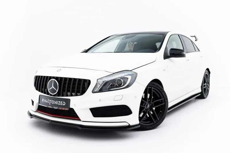 Передний сплиттер — Mercedes-Benz W176 AMG-LINE (2012–2015)