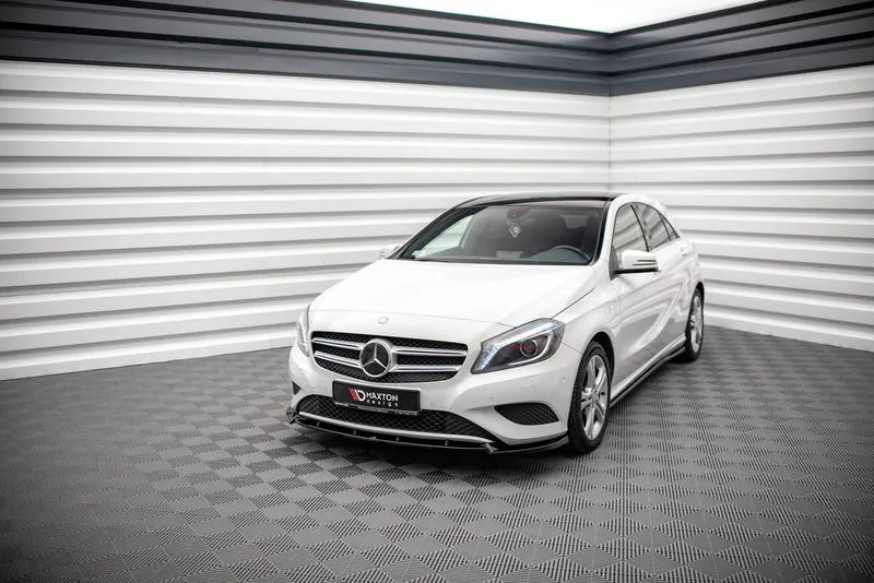 Передний сплиттер V.1 — Mercedes-Benz A W176 (2012–2015)