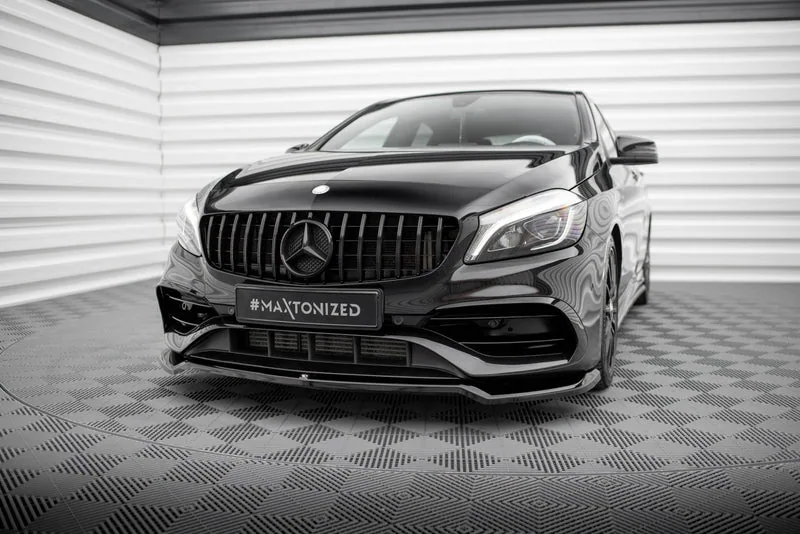 Esisplitter V.1 — Mercedes-Benz A AMG-Line W176 Facelift (2015–2018)