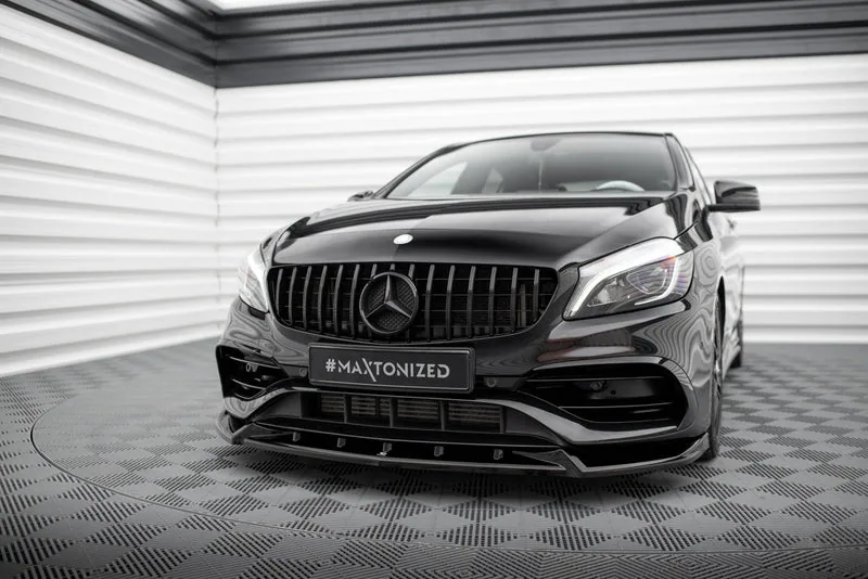 Esisplitter V.2 — Mercedes-Benz A AMG-Line W176 Facelift (2015–2018)