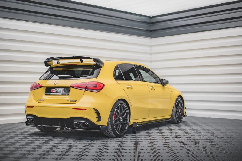 Задний сплиттер + накладки — Mercedes-Benz AMG A 45 S Aero Pack W177 (2018–)