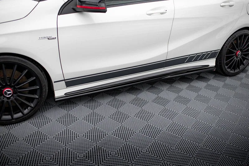 Side skirts — Mercedes-Benz A45 AMG W176 (2012–2015)
