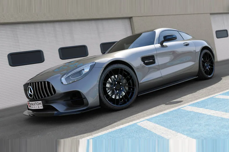 Накладки на пороги — Mercedes-Benz AMG GT / GT S C190 Facelift (2017–2023)