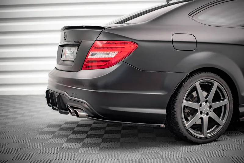 Tagumised küljesplitterid — Mercedes-Benz C Coupe / Sedan / Estate AMG-Line C204 / W204 Facelift / S204 Facelift (2011–2014)