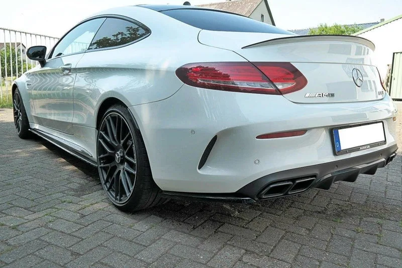 Задние боковые сплиттеры — Mercedes-Benz C-class C205 63AMG Coupe (2014–2018)