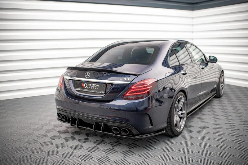 Задние боковые сплиттеры — Mercedes-Benz AMG C 43 Sedan W205 Facelift (2018–2021)