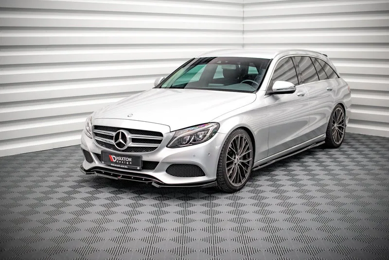 Передний сплиттер — Mercedes-Benz C W205 (2014–2018)