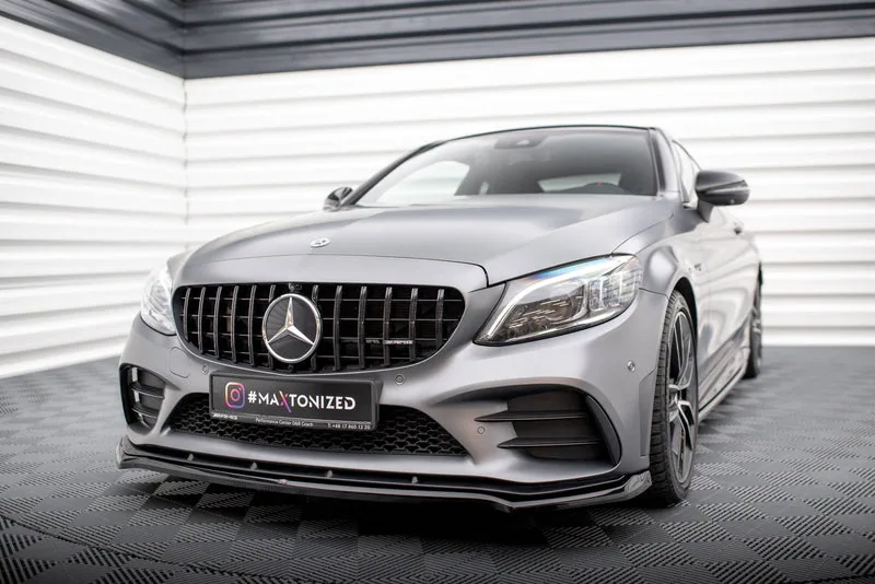 Esisplitter V.1 — Mercedes-Benz AMG C43 Coupe / Cabrio / Sedan / Estate C205 / A205 / W205 / S205 Facelift (2018–2021)