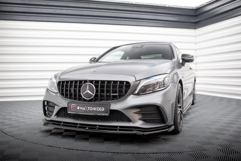 Esisplitter V.2 — Mercedes-Benz AMG C43 Coupe / Cabrio / Sedan / Estate C205 / A205 / W205 / S205 Facelift (2018–2021)