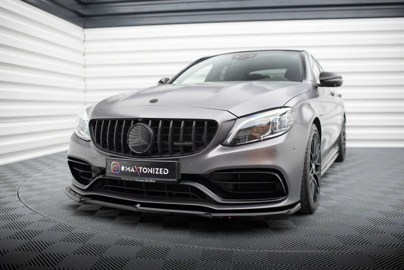 Esisplitter V.1 — Mercedes-Benz AMG C63 Sedan / Estate W205 Facelift (2018–2021)