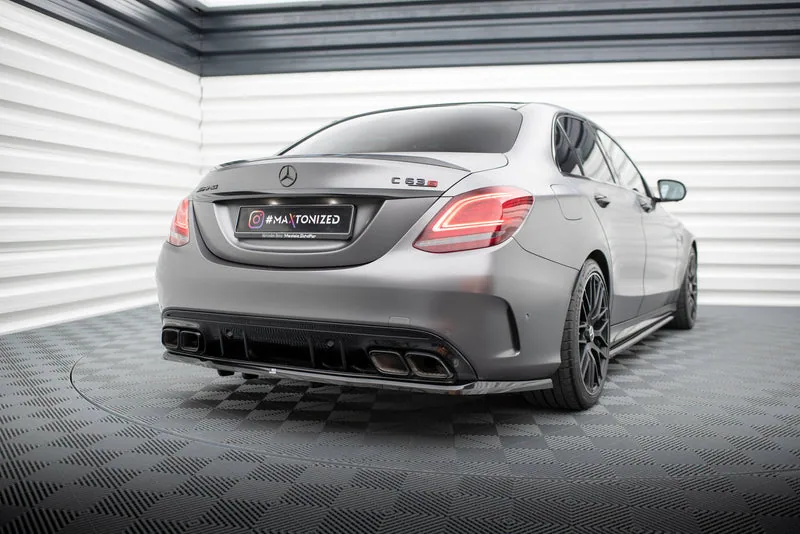 Tagasplitter püsttugedega — Mercedes-Benz AMG C63 Sedan / Estate W205 Facelift (2018–2021)