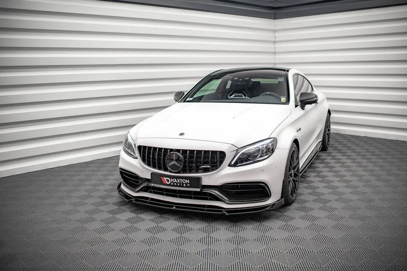 Front splitter V.2 — Mercedes-Benz AMG C63 Coupe AMG Aero Pack C205 Facelift (2018–2021)