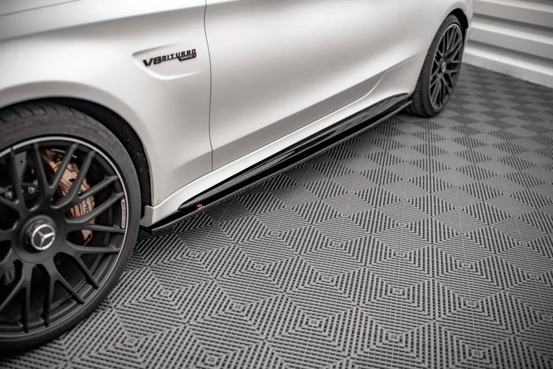 Side skirts V.1 — Mercedes-Benz AMG C 63AMG Coupe C205 Facelift (2018–2021)