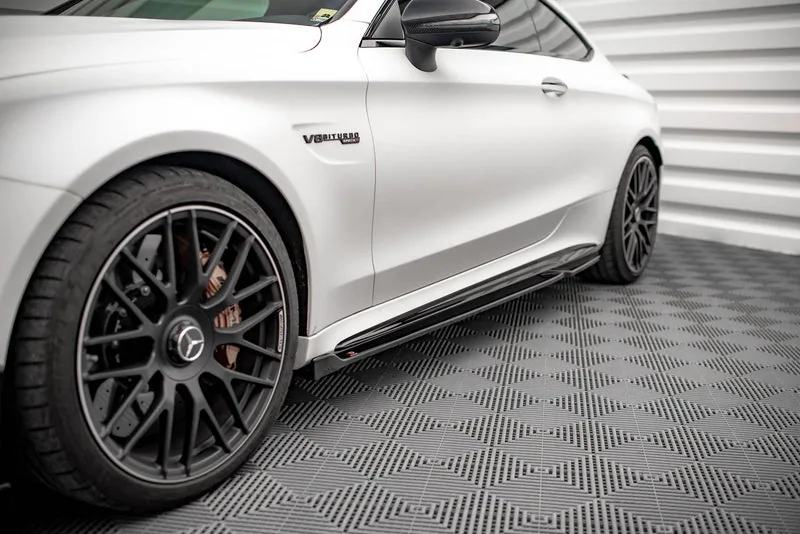 Side skirts V.2 — Mercedes-Benz AMG C 63AMG Coupe C205 Facelift (2018–2021)