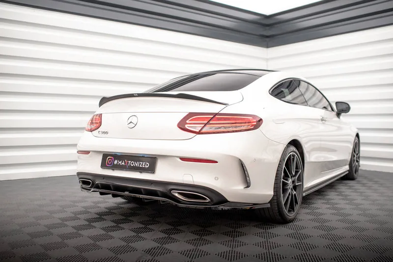 Tagasplitter püsttugedega — Mercedes-Benz C Coupe AMG-Line C205 Facelift (2018–2021)