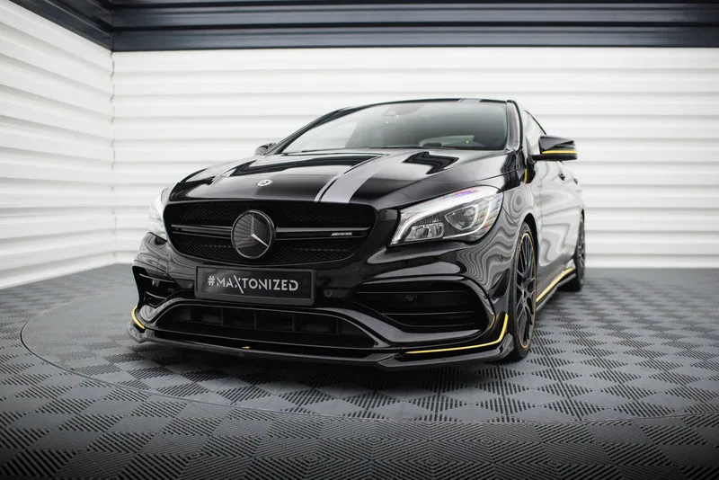 Передний сплиттер V.4 — Mercedes-Benz AMG CLA 45 Aero C117 Facelift (2017–2019)