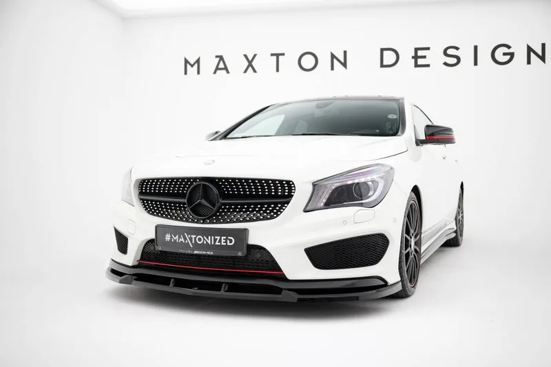 Esisplitter — Mercedes-Benz CLA AMG-Line C117 (2013–2017)