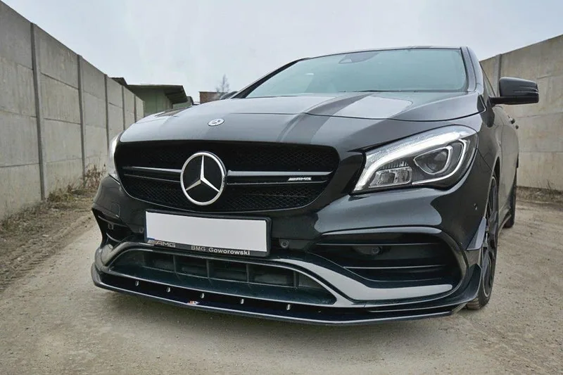 Front splitter V.1 — Mercedes-Benz CLA A45 AMG C117 Facelift (2017–2019)