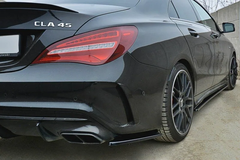 Rear side splitters — Mercedes-Benz CLA A45 AMG C117 Facelift (2017–2019)