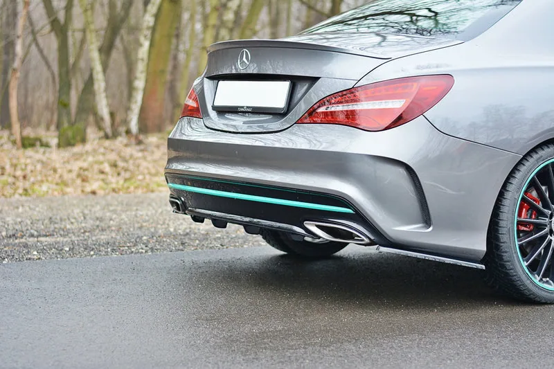 Задний диффузор — Mercedes-Benz CLA C117 AMG-LINE Facelift (2017–2019)