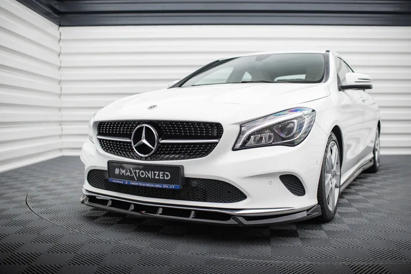 Передний сплиттер — Mercedes-Benz CLA C117 Facelift (2017–2019)