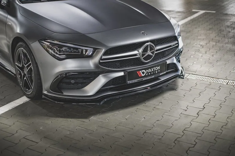 Передний сплиттер V.1 — Mercedes-Benz AMG CLA 35 Aero C118 (2019–2023)