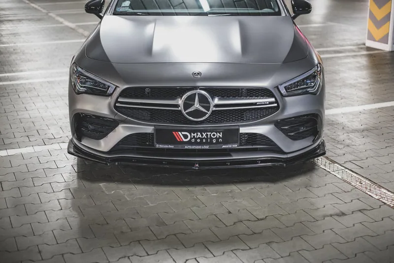 Передний сплиттер V.2 — Mercedes-Benz AMG CLA 35 Aero C118 (2019–2023)