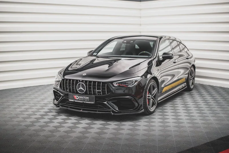Передний сплиттер V.2 — Mercedes-Benz AMG CLA 45 Aero C118 (2019–2023)