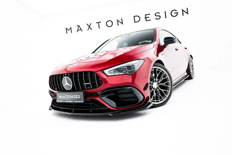 Передний сплиттер V.3 — Mercedes-Benz AMG CLA 45 Aero C118 Facelift (2019–2023)