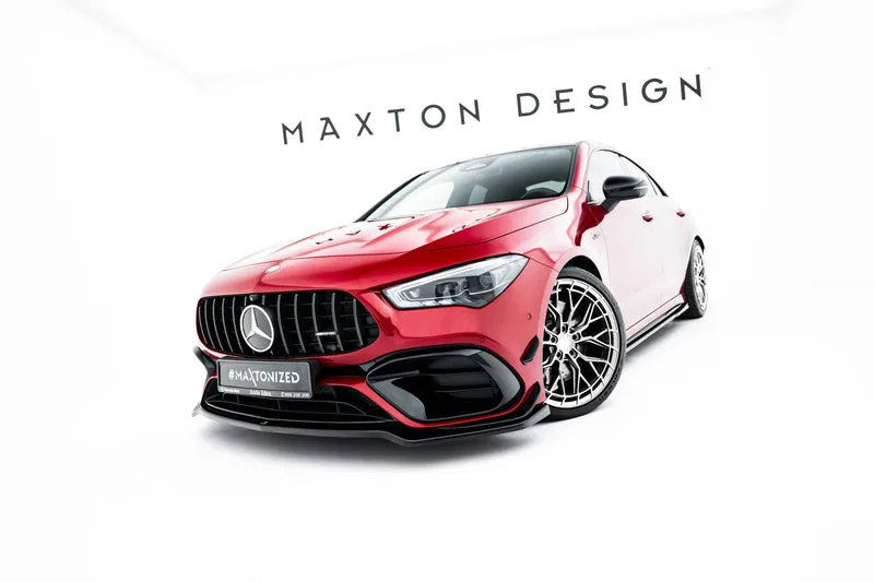 Передний сплиттер V.1 — Mercedes-Benz AMG CLA 45 Aero C118 Facelift (2019–2023)